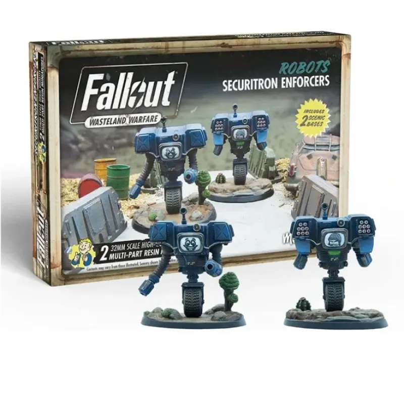Shop All*Fallout Wasteland Warfare: Robots Securitron Enforcers - Miniature Marvels: Airplane Models & Painted Dice