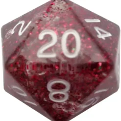 Shop All*FanRoll LIC20820 D20 35mm Etheral Light Purple Dice - Miniature Marvels: Airplane Models & Painted Dice