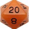 Shop All*FanRoll LIC30420 D20 35mm Glow in the Dark Orange w/ Black Numbers - Miniature Marvels: Airplane Models & Painted Dice