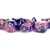 Shop All*FanRoll LIC633 Eternal Purple & Blue w/ White Numbers - Miniature Marvels: Airplane Models & Painted Dice