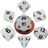 Shop All*FanRoll LIC4310 Mini Glow in the Dark Clear w/ Black Numbers - Miniature Marvels: Airplane Models & Painted Dice