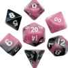 Shop All*FanRoll LIC473 Mini Pink - Black w/White Numbers - Miniature Marvels: Airplane Models & Painted Dice