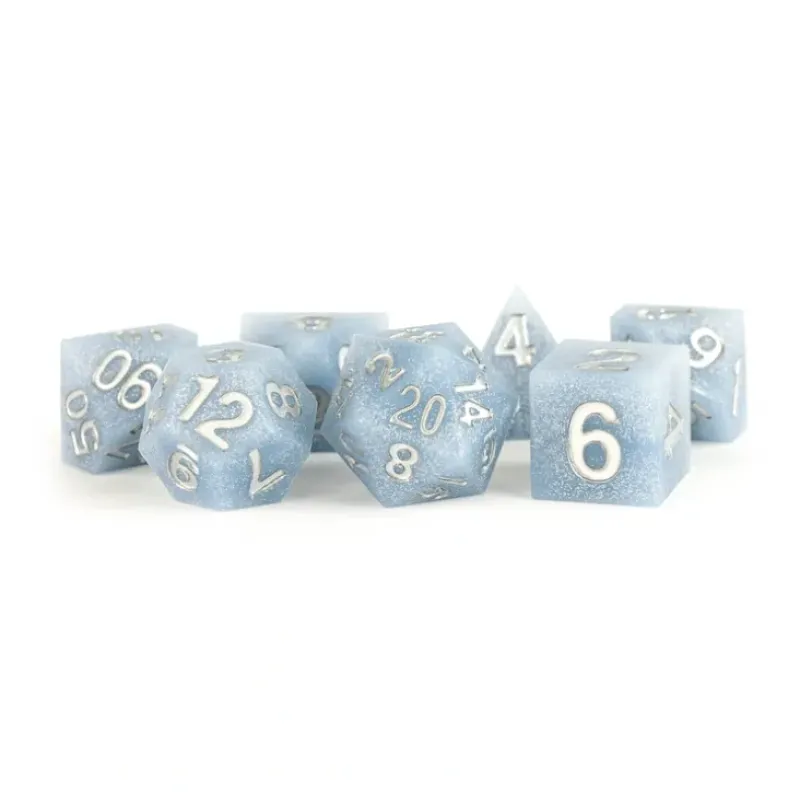 Shop All*FanRoll LIC782 Sharp Edge Silicone Rubber Dice Set: Glacial Debris - Miniature Marvels: Airplane Models & Painted Dice