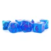 Shop All*FanRoll LIC176 Stardust Blue w/ Purple Numbers - Miniature Marvels: Airplane Models & Painted Dice