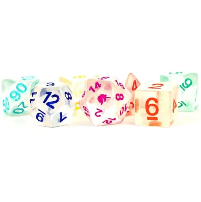 Shop All*FanRoll LIC716 Unicorn Rainbow Ice - Miniature Marvels: Airplane Models & Painted Dice