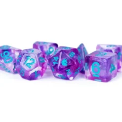 Shop All*FanRoll LIC702 Unicorn Violet Infusion - Miniature Marvels: Airplane Models & Painted Dice