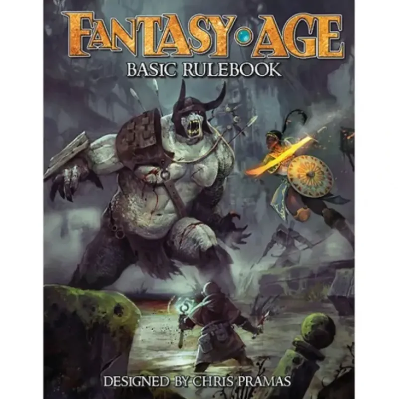 Shop All*Fantasy AGE: Basic Rulebook (HC) - Miniature Marvels: Airplane Models & Painted Dice