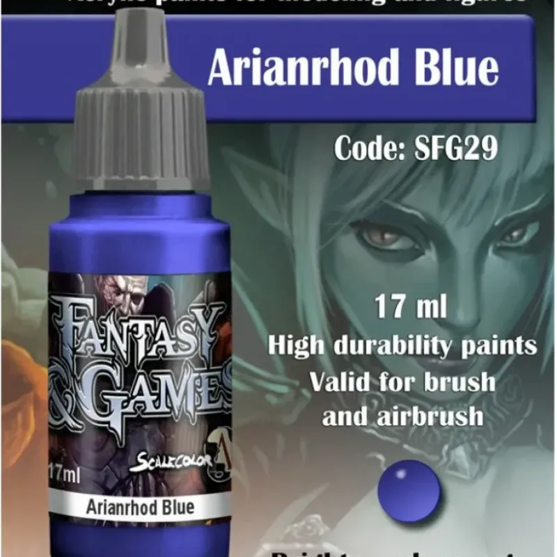 Paint<Fantasy & Games: Airnrhod Blue S75 SFG-29 - Miniature Marvels: Airplane Models & Painted Dice
