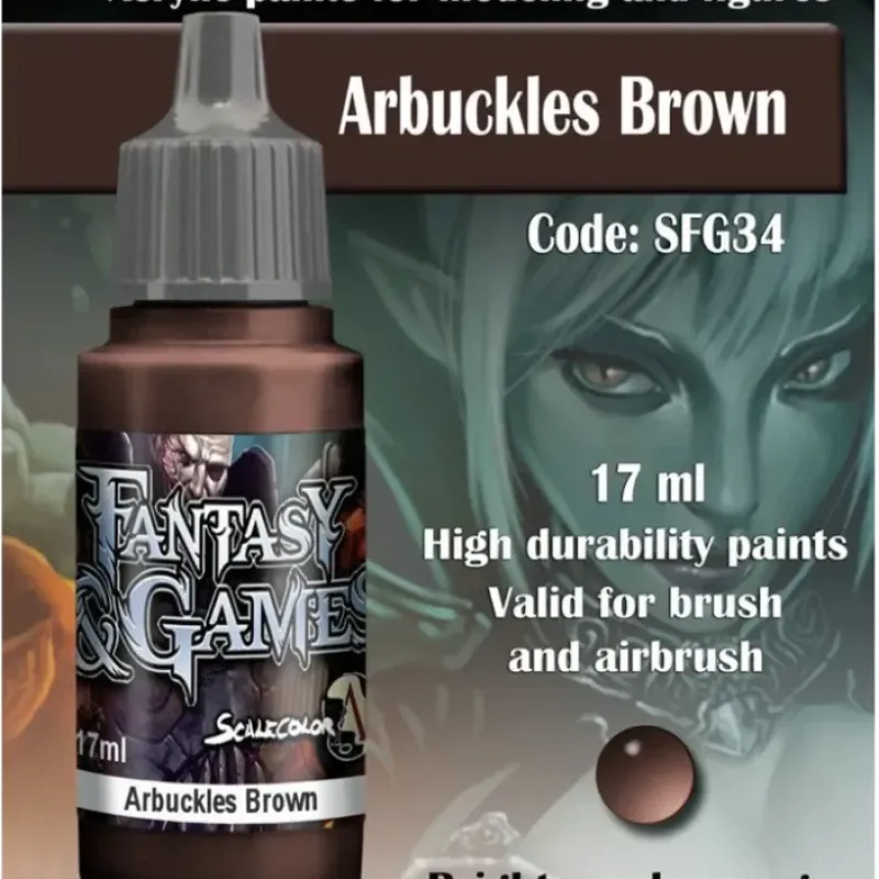 Paint<Fantasy & Games: Arbuckles Brown S75 SFG-34 - Miniature Marvels: Airplane Models & Painted Dice