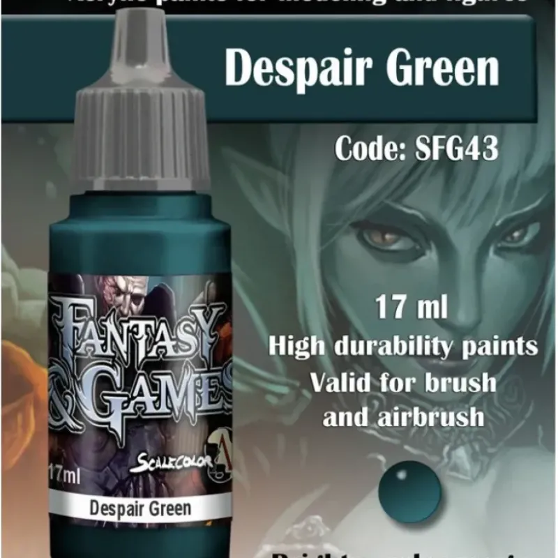 Paint<Fantasy & Games: Despair Green S75 SFG-43 - Miniature Marvels: Airplane Models & Painted Dice