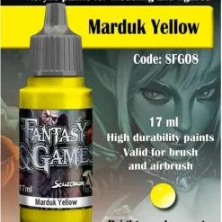 Paint<Fantasy & Games: Marduk Yellow S75 SFG-08 - Miniature Marvels: Airplane Models & Painted Dice