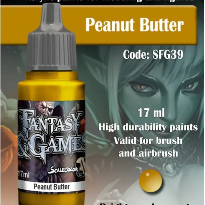 Paint<Fantasy & Games: Peanut Butter S75 SFG-39 - Miniature Marvels: Airplane Models & Painted Dice