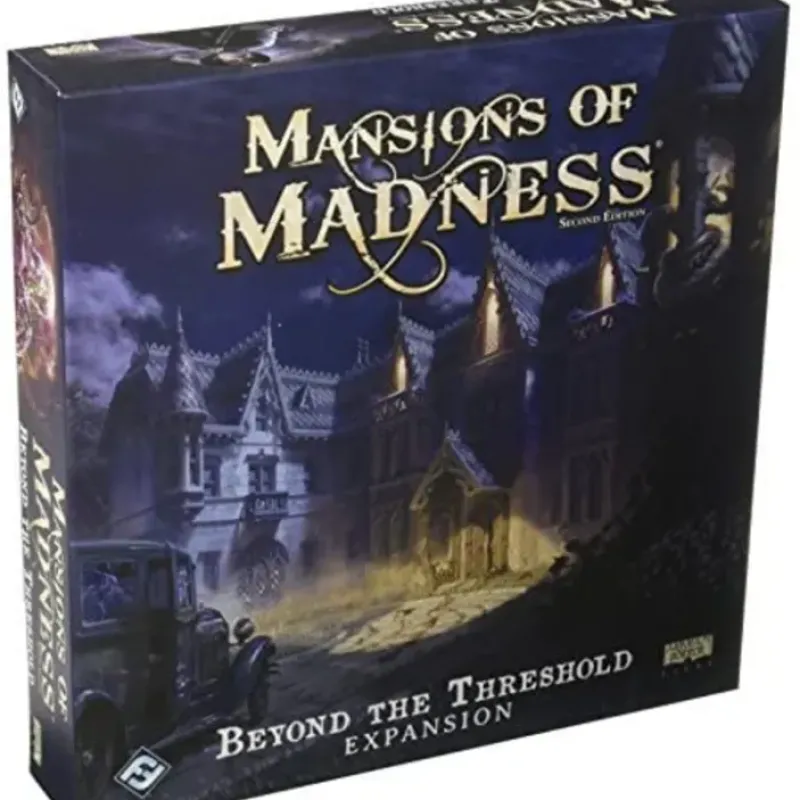 Board Game<Fantasy Flight Games: Mansions of Madness - Beyond the Threshold FFG MAD23 - Miniature Marvels: Airplane Models & Painted Dice