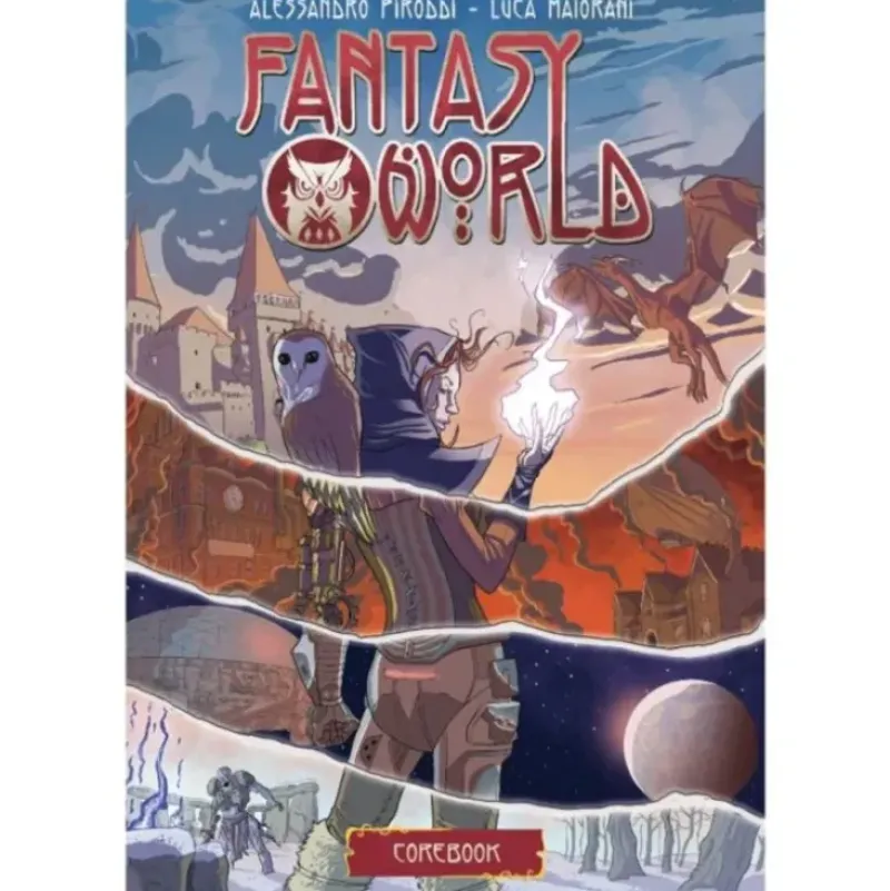 Shop All*Fantasy World Core Rulebook - Miniature Marvels: Airplane Models & Painted Dice