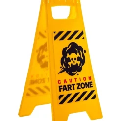 Egpull<Fart Zone Desk Warning Sign Hilarious Office Gift Accessory - Caution Sign GaG - Miniature Marvels: Airplane Models & Painted Dice
