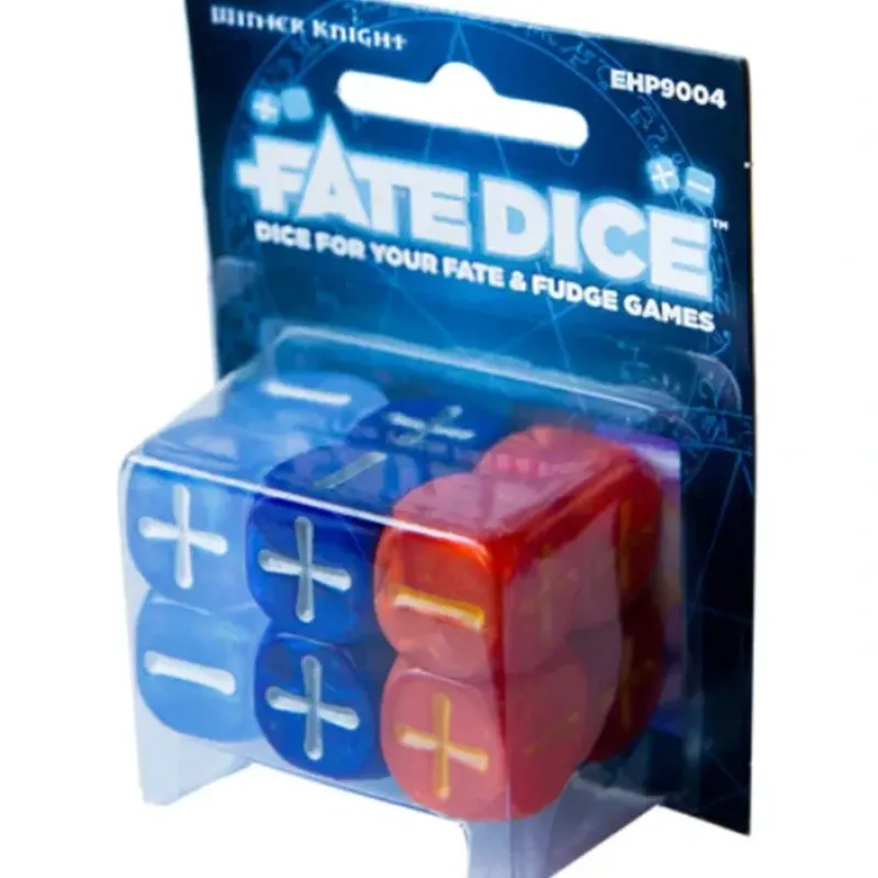 Dice<Fate Core RPG: Fate Dice - Dresden Files Winter Knight (12) EHP 9004 - Miniature Marvels: Airplane Models & Painted Dice