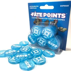 Shop All*Fate Core RPG: Fate Points - Accelerated Core Blue (30) EHP 9023 - Miniature Marvels: Airplane Models & Painted Dice