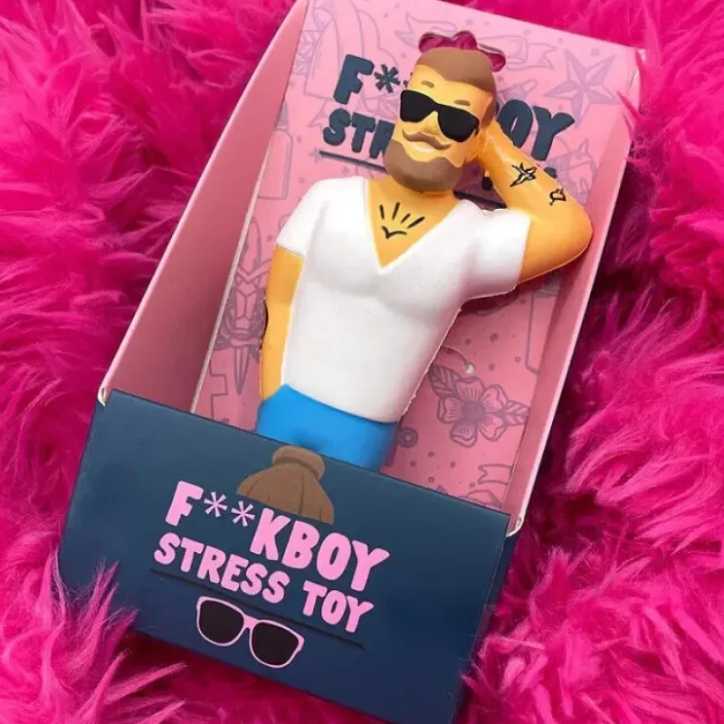 Egpull<F%@#BOY Adult Stress Toy - No Need for a Boyfriend Husband - Gag Prank Joke Gift - Miniature Marvels: Airplane Models & Painted Dice