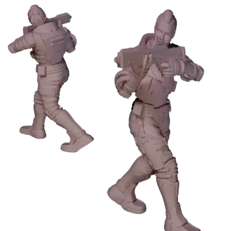 Miniature<Female Agent - Miniature Marvels: Airplane Models & Painted Dice