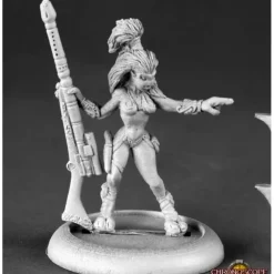 Miniature<Female Andromedan Hunter: Chronoscope RPR 50136 - Miniature Marvels: Airplane Models & Painted Dice