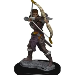 Miniature<Female Elf Ranger: Premium Figures - D&D Icons of the Realms WZK 93011 - Miniature Marvels: Airplane Models & Painted Dice