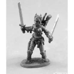 Miniature<Female Glaive: Numenera RPR 62113 - Miniature Marvels: Airplane Models & Painted Dice