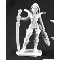Miniature<Female Glaive w/ Katana: Numenera RPR 62118 - Miniature Marvels: Airplane Models & Painted Dice
