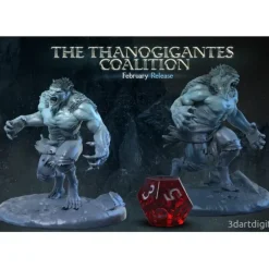 Miniature<Feral Yeti - Miniature Marvels: Airplane Models & Painted Dice