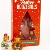 Egpull<Festive Boozeballs - 6PK Christmas Ornament Shot Glass Party Decorations - Miniature Marvels: Airplane Models & Painted Dice