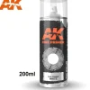 Paint<Fine Primer White Spray (USA) 200ML LTG AK-1042 - Miniature Marvels: Airplane Models & Painted Dice