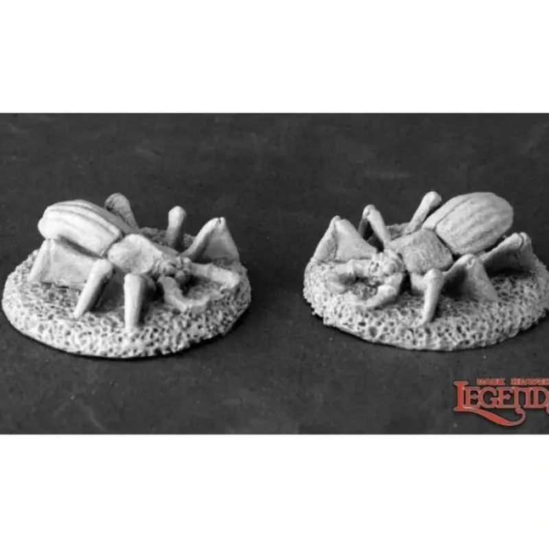 Miniature<Fire Beetles (2): Dark Heaven Legends RPR 03544 - Miniature Marvels: Airplane Models & Painted Dice