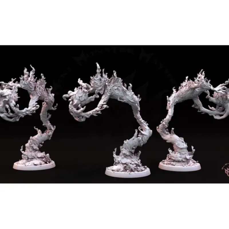 Miniature<Fire Construct - Miniature Marvels: Airplane Models & Painted Dice