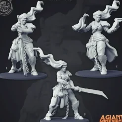 Miniature<Fire Giants - Miniature Marvels: Airplane Models & Painted Dice