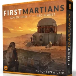 Board Game<First Martians: Adventures on the Red Planet PLG 0088 - Miniature Marvels: Airplane Models & Painted Dice
