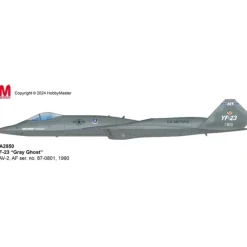 Airplane Model*First P/O Pre-Order Hobby Master HA2850 1:72 YF-23 "Gray Ghost" PAV-2, AF #87-0801,1990 (with 3 xAIM-120,2 xAIM-9) - Miniature Marvels: Airplane Models & Painted Dice