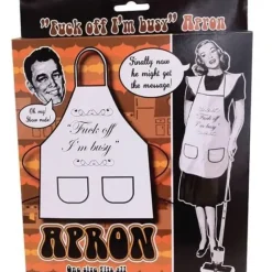 Egpull<F%#K OFF I'M BUSY Apron - HOW RUDE! Funny Cooking Kitchen Cloth Apron Gag Gift - Miniature Marvels: Airplane Models & Painted Dice