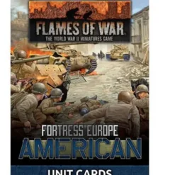 Shop All*Flames of War - USA: Fortress Europe American Unit Cards - Miniature Marvels: Airplane Models & Painted Dice