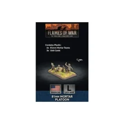 Shop All*Flames of War - USA: 81mm Mortar Platoon - Miniature Marvels: Airplane Models & Painted Dice
