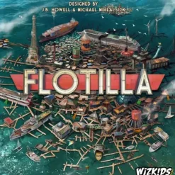 Board Game<Flotilla: Board Games - Strategy Games WZK 73767 - Miniature Marvels: Airplane Models & Painted Dice