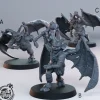 Miniature<Flying Minions - Miniature Marvels: Airplane Models & Painted Dice