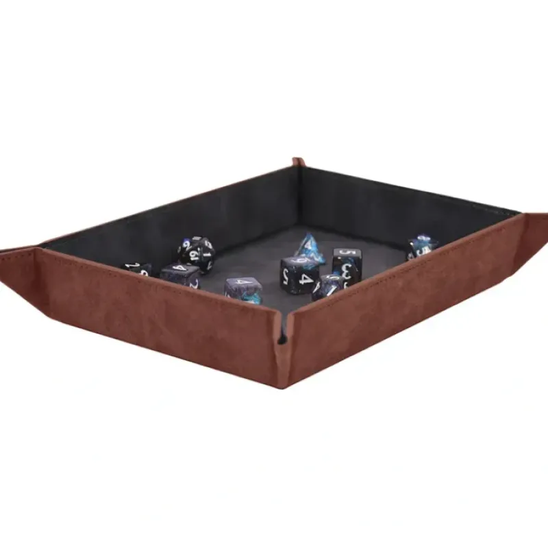 Dice<Foldable Dice Rolling Tray - Ruby - Miniature Marvels: Airplane Models & Painted Dice