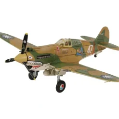 Airplane Model*Forces of Valor FOV-812060C 1:72 P-40B Tomahawk R.T. Smith 3rd Pursuit Squadron, AVG, China, June 1942 - Miniature Marvels: Airplane Models & Painted Dice