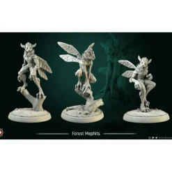 Miniature<Forest Mephites Bundle - Miniature Marvels: Airplane Models & Painted Dice