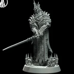 Miniature<Forsaken Duke Attacking - Miniature Marvels: Airplane Models & Painted Dice