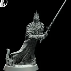 Miniature<Forsaken Duke Charging - Miniature Marvels: Airplane Models & Painted Dice