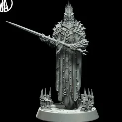 Miniature<Forsaken Duke Idle - Miniature Marvels: Airplane Models & Painted Dice