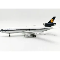 Airplane Model**Fox Models JF-DC10-3-011P 1:200 DC-10-30 Lufthansa Polished D-ADCO - Miniature Marvels: Airplane Models & Painted Dice