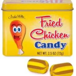 Egpull<Fried Chicken Flavored Candy - Cool Retro Tin Gift Box - Archie McPhee - Miniature Marvels: Airplane Models & Painted Dice