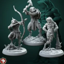 Miniature<Froggls Tribe - Miniature Marvels: Airplane Models & Painted Dice