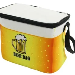 Egpull<FUNKY BEER COOLER BAG - Simply Cool looking! Fun Style 6pk Drink Can Holder - Miniature Marvels: Airplane Models & Painted Dice